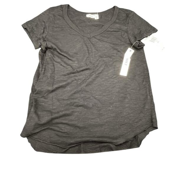 Wilt Tiered-Hem Tee t shirt raw edges size small in Black - Picture 1 of 6